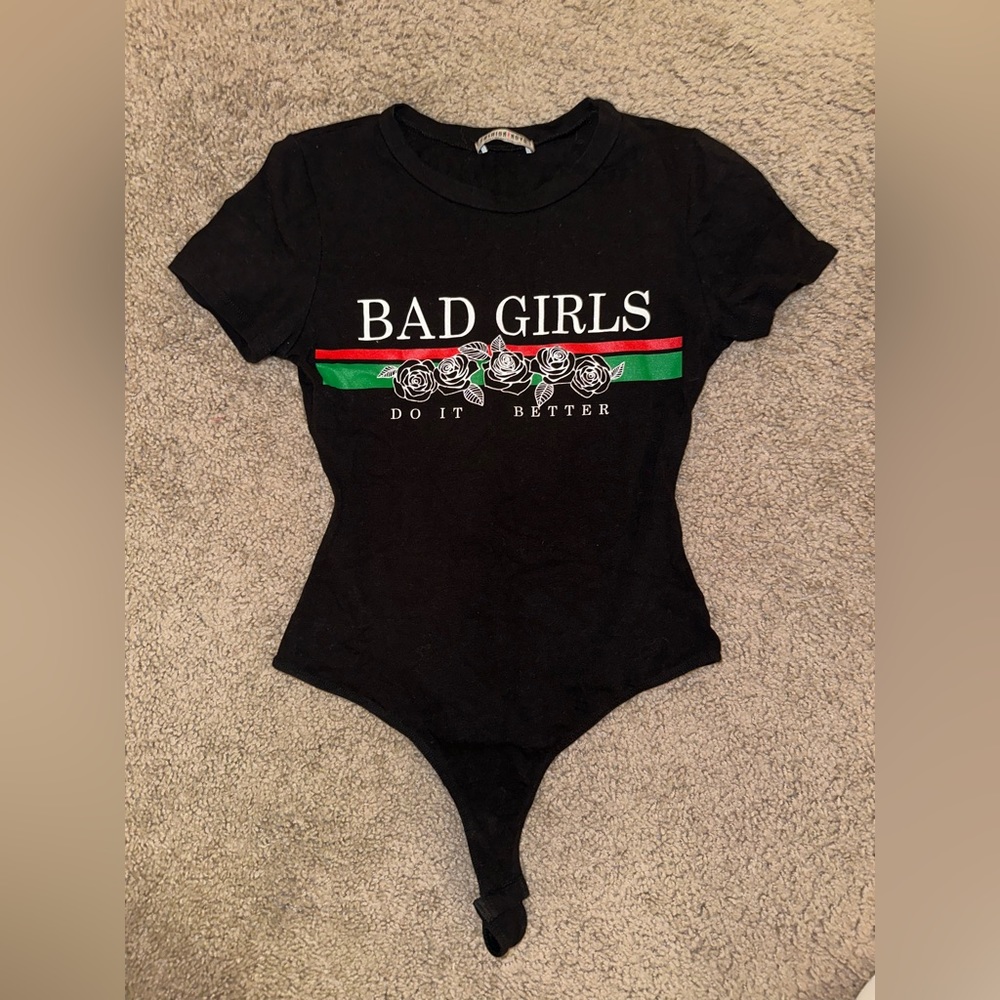 Fashionnova Black Sexy Bodysuit #fashionnova #bodysuit #black #gucci #tshirt